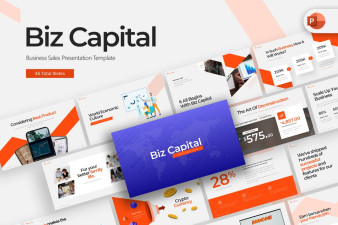 Biz Capital Business Sales PowerPoint Template